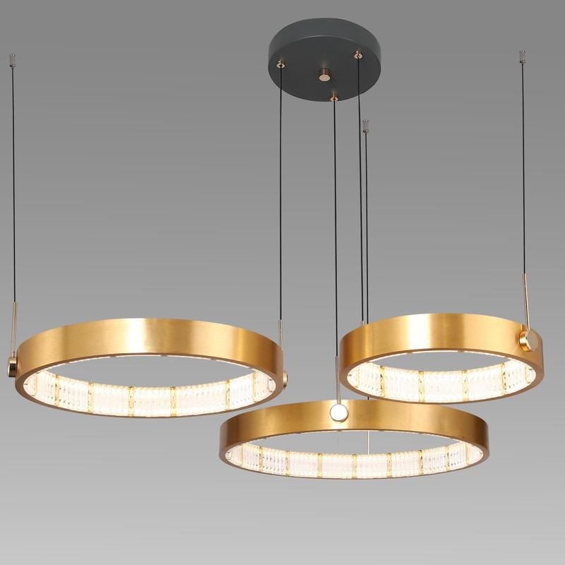 Ring  Acrylic  LED Pendant Lamp product show 4